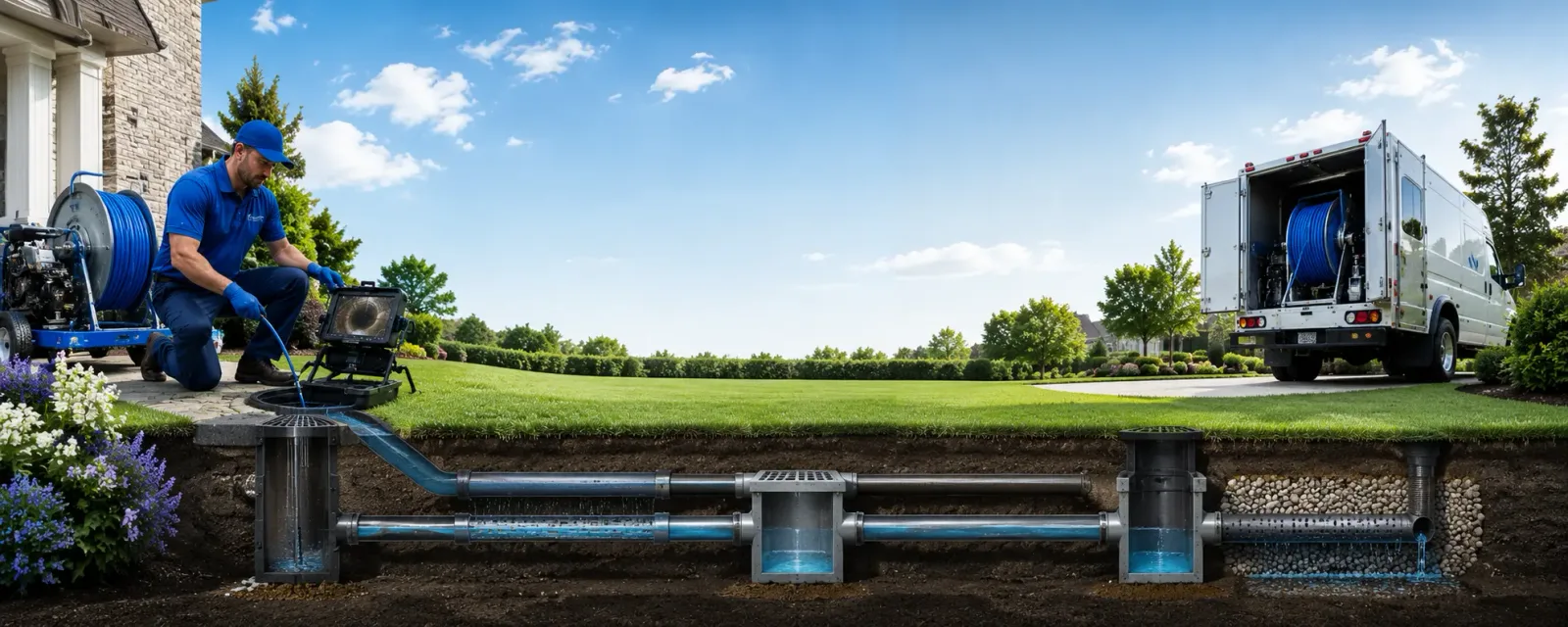 Outdoor drain cleaning information for Randolph, WI